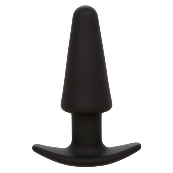 CALEXOTICS - ROCK BOTTOM PLUG ANAL CÔNICO 10 VIBRAÇÕES SILICONE PRETO - Image 2