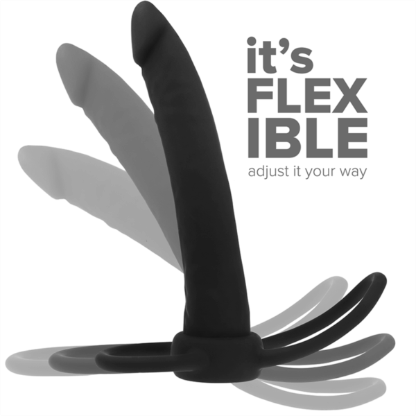 MYTHOLOGY - DILDO ANAL COBI ONYX COM ANEL DE GALO E TESTÍCULO 13 SILICONE CM - Image 4