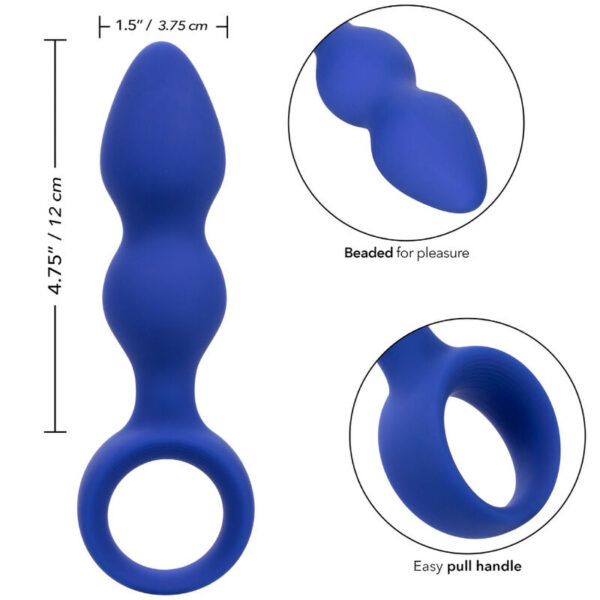 CALEXOTICS - ADMIRAL PLUG ANAL AVANADO AZUL - Image 4