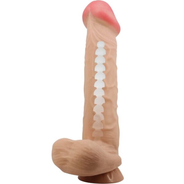 PRETTY LOVE - SÉRIE SLIDING SKIN DILDO REALÍSTICO COM VENTOSA DESLIZANTE PELE CARNE 26 CM - Image 5