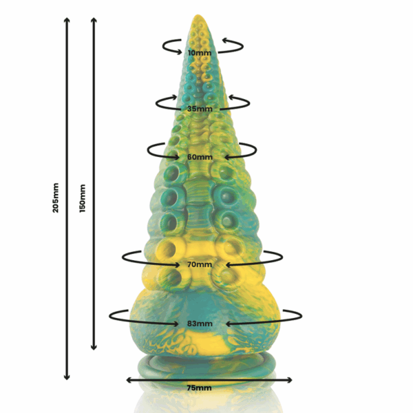 EPIC - DILDO TENTÁCULO VERDE CETUS TAMANHO GRANDE - Image 2