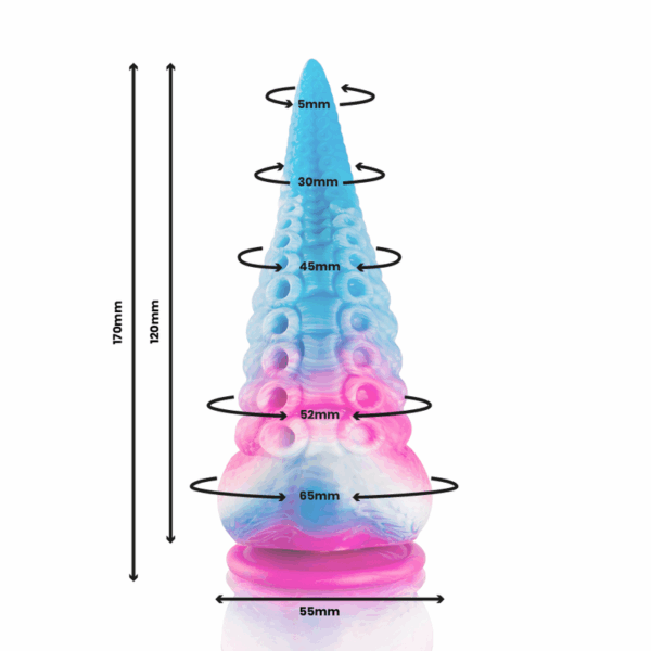 EPIC - DILDO DE TENTÁCULO AZUL PHORCYS TAMANHO PEQUENO - Image 2