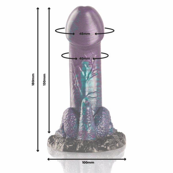 EPIC - BASILISK DILDO DUPLO ESCAMOSO PRAZER TAMANHO PEQUENO - Image 2