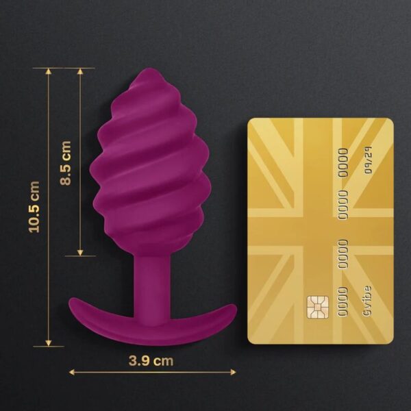 G-VIBE - GPLUG TWIST 2 PLUG ANAL ROXO - Image 3