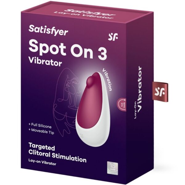 SATISFYER - SPOT ON 3 ESTIMULADOR CLITÓRICO BERRY - Image 5