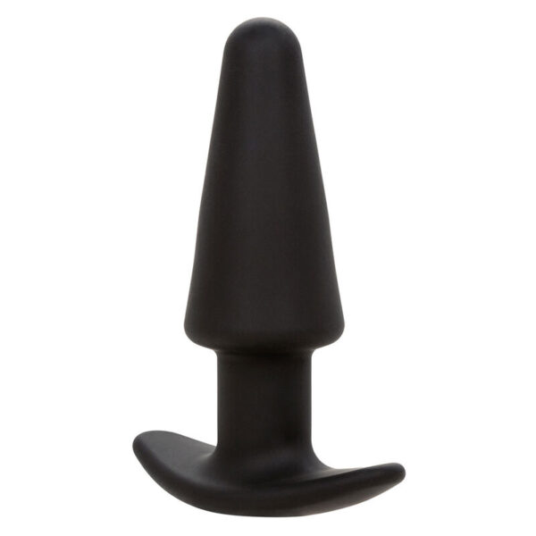 CALEXOTICS - ROCK BOTTOM PLUG ANAL CÔNICO 10 VIBRAÇÕES SILICONE PRETO - Image 3