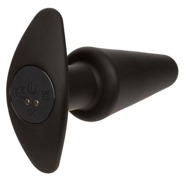 CALEXOTICS - ROCK BOTTOM PLUG ANAL CÔNICO 10 VIBRAÇÕES SILICONE PRETO - Image 5