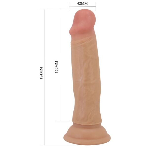 PRETTY LOVE - DILDO REALISTA QUENTIN 18 CM CARNE - Image 5