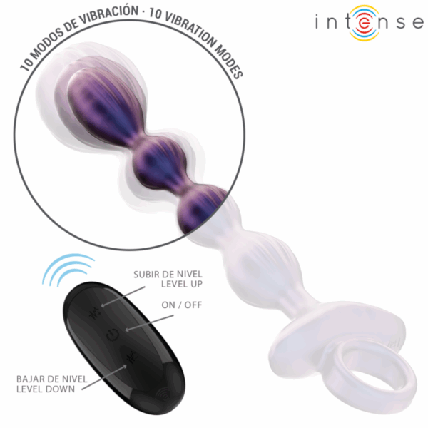 INTENSE - JACKIE VIBRATING ANAL PLUG MODELO 1 CONTROLE REMOTO - Image 3