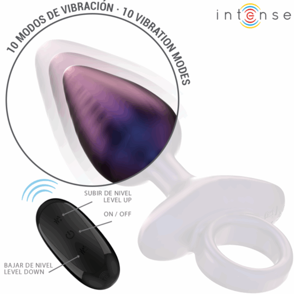 INTENSE - MICHAEL VIBRADOR ANAL PLUG MODELO 2 CONTROLE REMOTO - Image 3