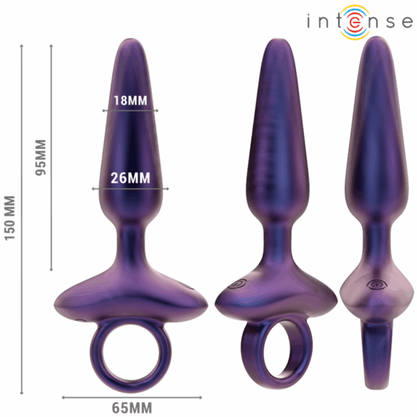 INTENSE - MARLON VIBRADOR ANAL PLUG MODELO 4 CONTROLE REMOTO - Image 2