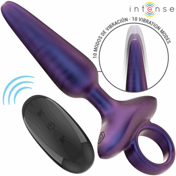 INTENSE - MARLON VIBRADOR ANAL PLUG MODELO 4 CONTROLE REMOTO