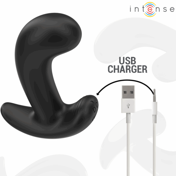 INTENSE - CHANDLER ANAL PLUG 10 VIBRAÇÕES PRETO CONTROLE REMOTO - Image 5