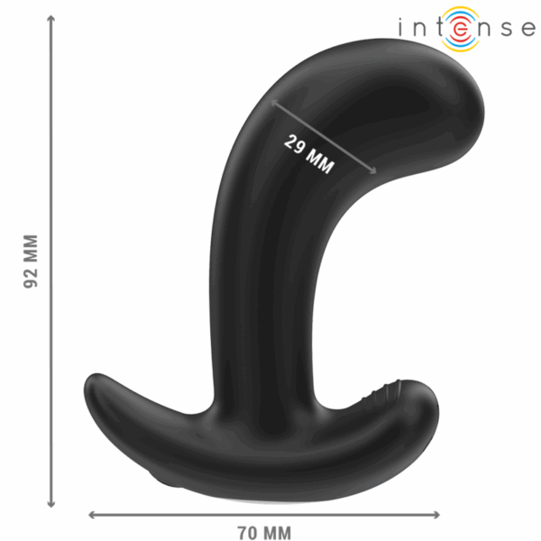 INTENSE - CHANDLER ANAL PLUG 10 VIBRAÇÕES PRETO CONTROLE REMOTO - Image 2