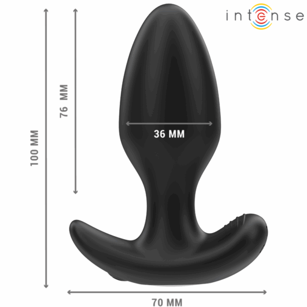 INTENSE - JOEY ANAL PLUG 10 VIBRAÇÕES PRETO CONTROLE REMOTO - Image 2