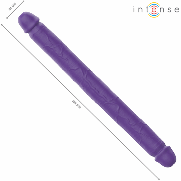 INTENSE - GUNTER DILDO VIBRADOR DUPLO 40 CM ROXO CONTROLE REMOTO - Image 5