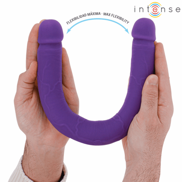 INTENSE - GUNTER DILDO VIBRADOR DUPLO 40 CM ROXO CONTROLE REMOTO - Image 4