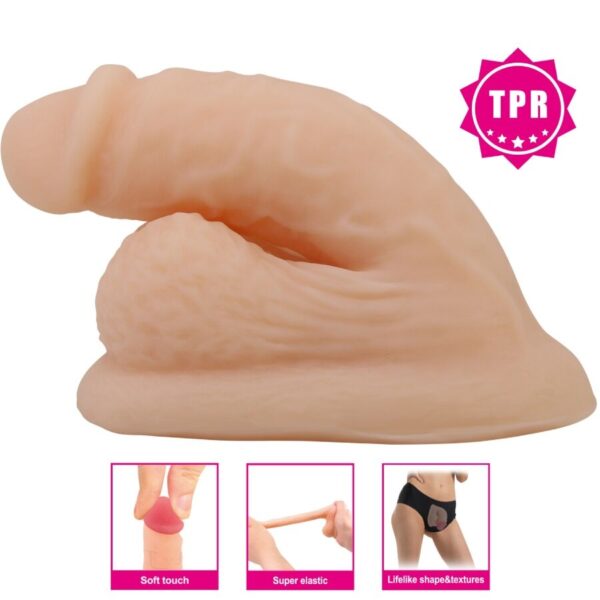 PRETTY LOVE - WILDON DILDO ULTRA REALISTA E ELÁSTICO 10 CM NATURAL - Image 5