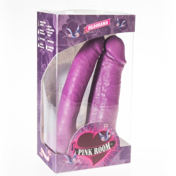 PINK ROOM - DILDO REALISTA ARTHUS VIOLA 17CM/15,5CM - Image 2